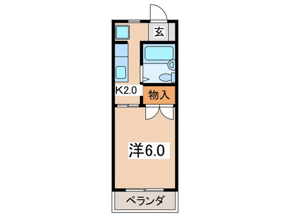 篠原ハイツの物件間取画像